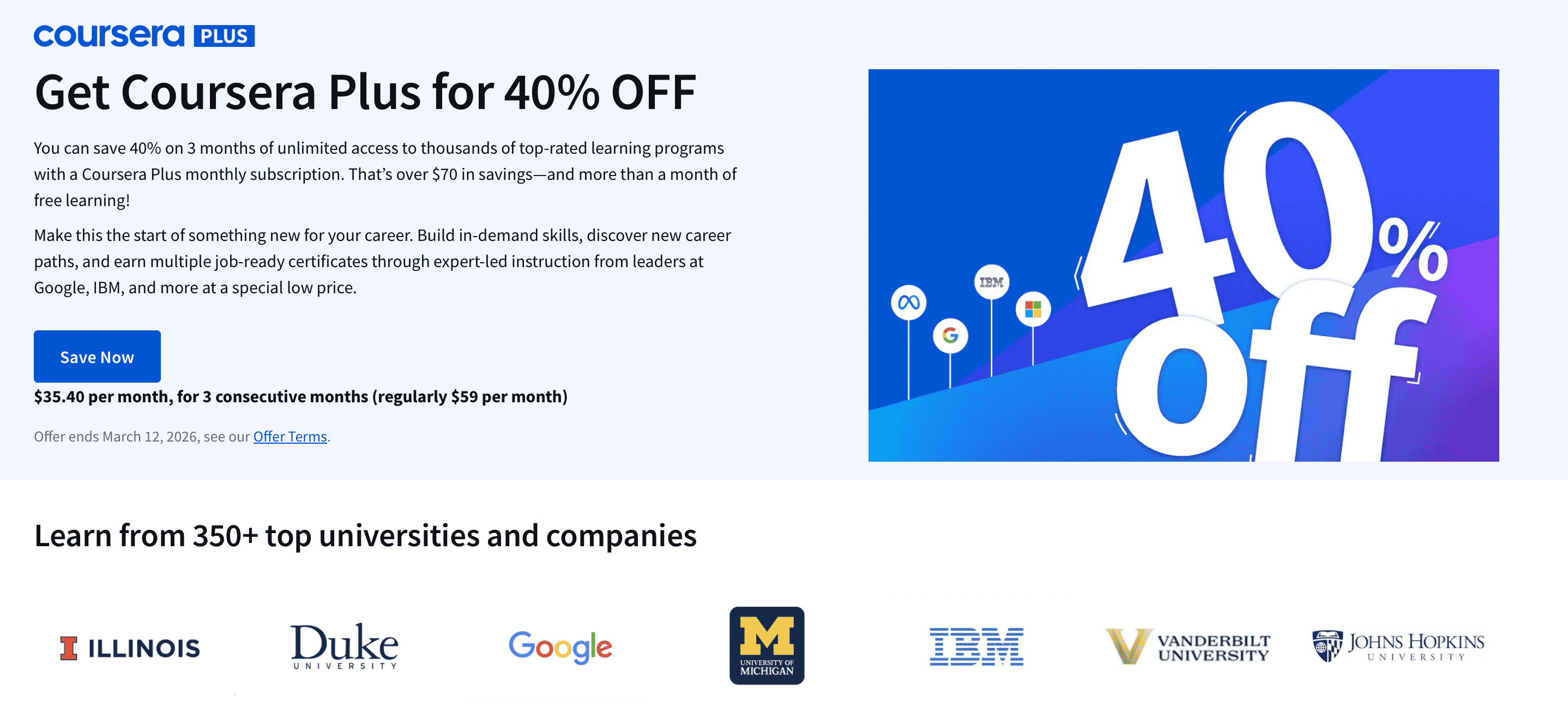 Coursera Plus Offer Coursera Plus Offer
